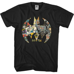 80Th Anniversary Bat Symbol Collage Batman Tshirt